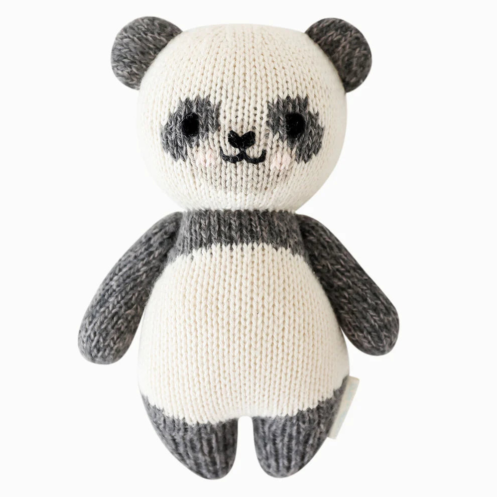 cuddle + kind Hand-Knit Baby Animal - Panda