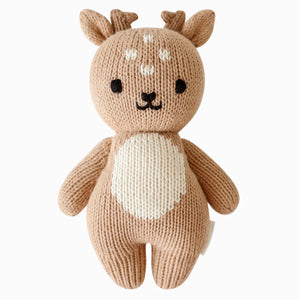 cuddle + kind Hand-Knit Baby Animal - Fawn