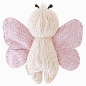 cuddle + kind Hand-Knit Baby Animal - Butterfly Back View