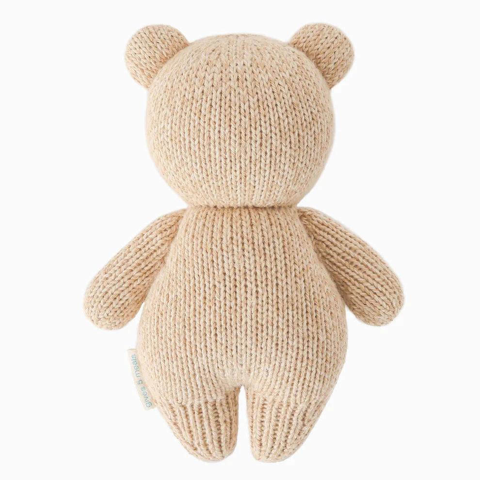 cuddle + kind Hand-Knit Baby Animal - Honey Bear