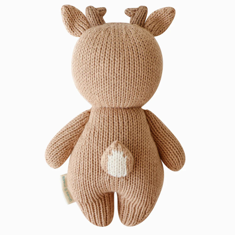 cuddle + kind Hand-Knit Baby Animal - Fawn