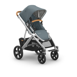 UPPAbaby Vista V3 Stroller - Callum (Stone Blue/Silver Frame/Sand Leather)