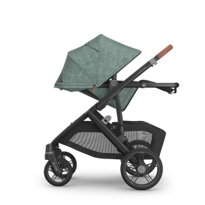 Gwen UPPAbaby Vista V3 Stroller - Parent Facing Reclined View