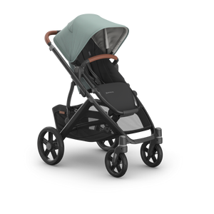 UPPAbaby Vista V3 Stroller - Kenzi (Mystic Aqua/Carbon Frame/Saddle Leather)