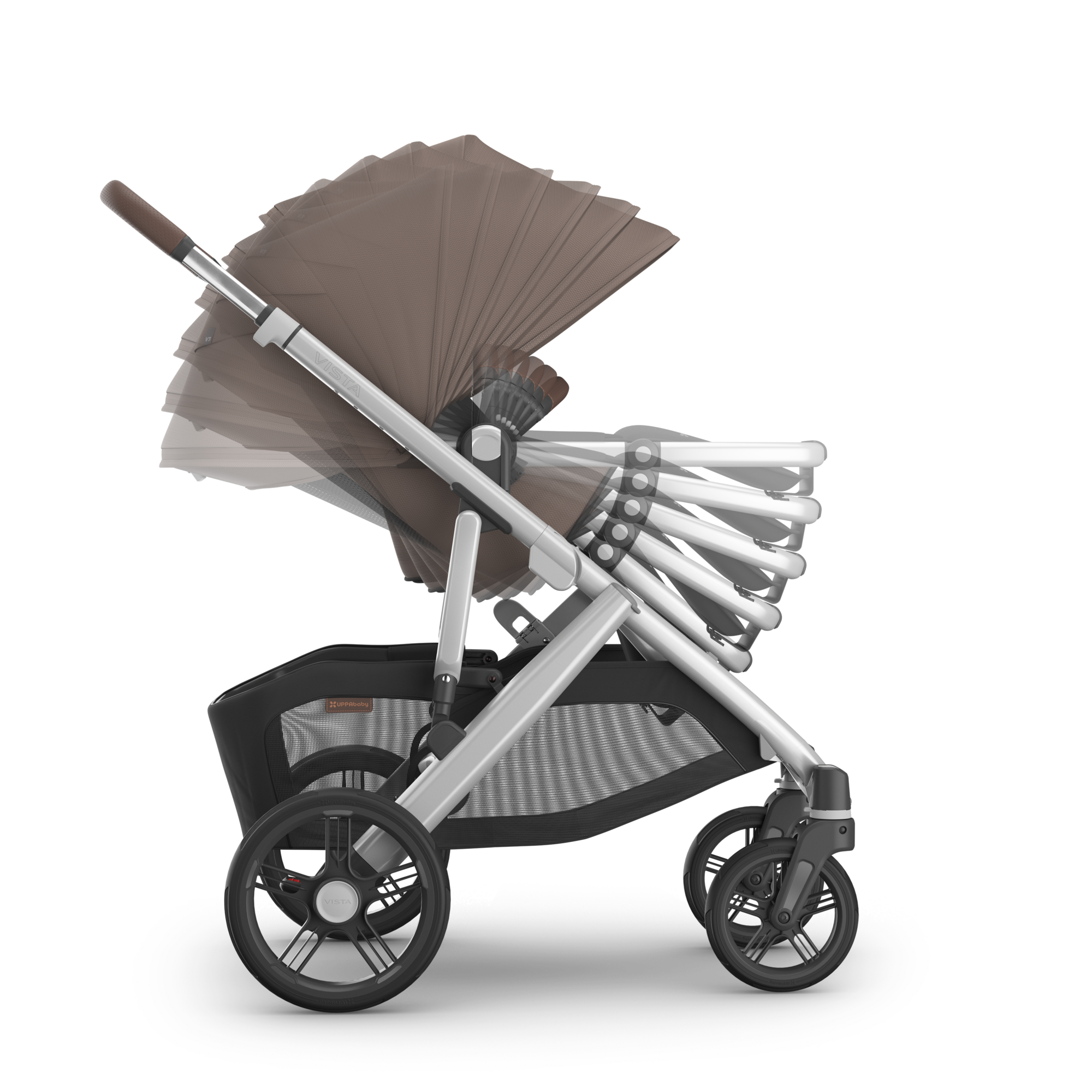 Theo UPPAbaby Vista V3 Stroller - Multi Recline View