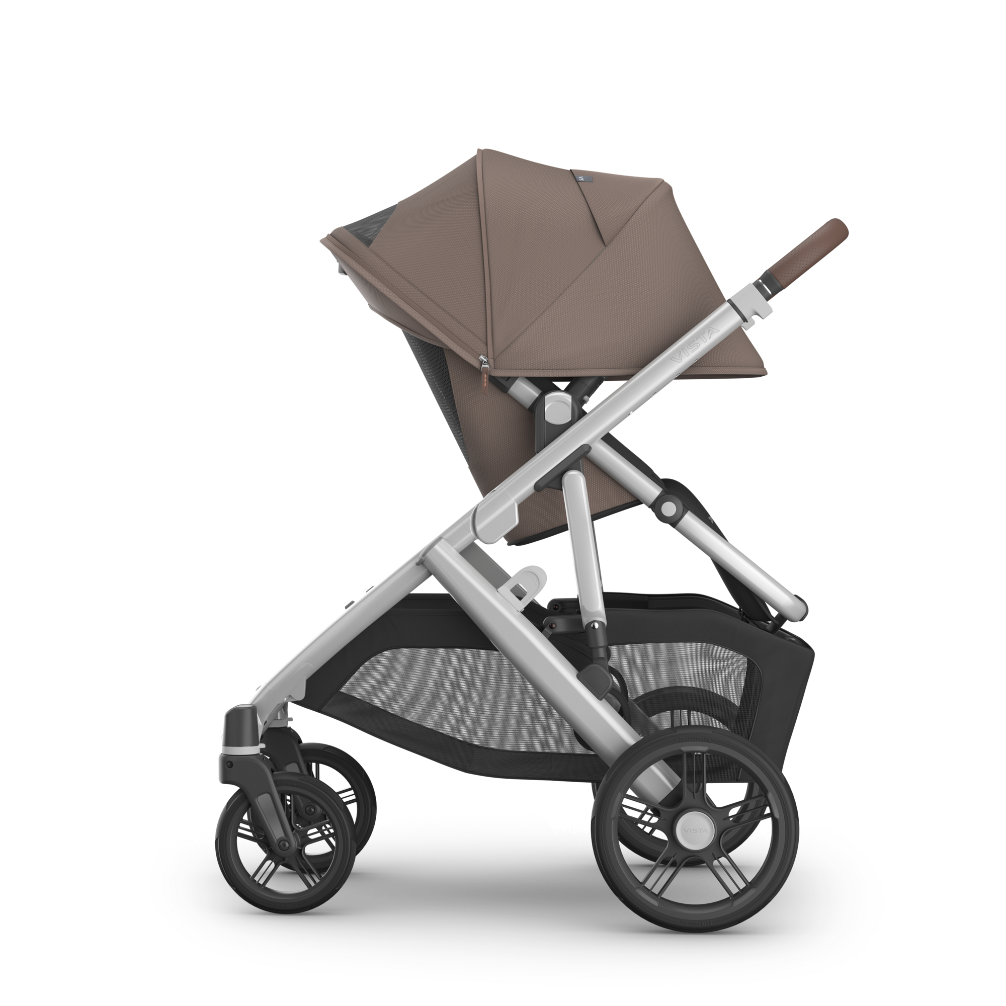 Theo UPPAbaby Vista V3 Stroller - Side View Including Sunshade