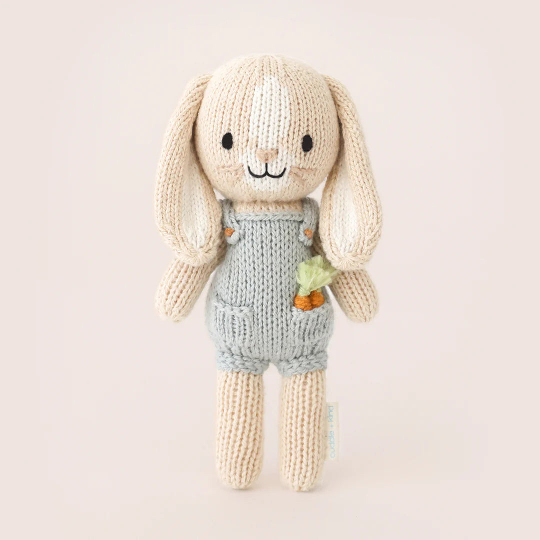 cuddle + kind Hand-Knit Tiny Collection - Henry the Bunny Lifestyle 2