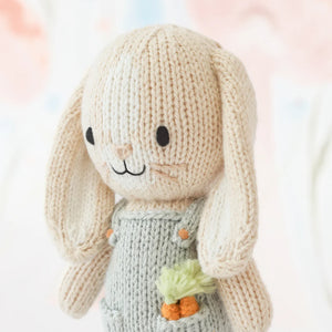 cuddle + kind Hand-Knit Tiny Collection - Henry the Bunny Detail