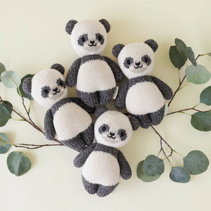 cuddle + kind Hand-Knit Baby Animal - Panda Lifestyle 1