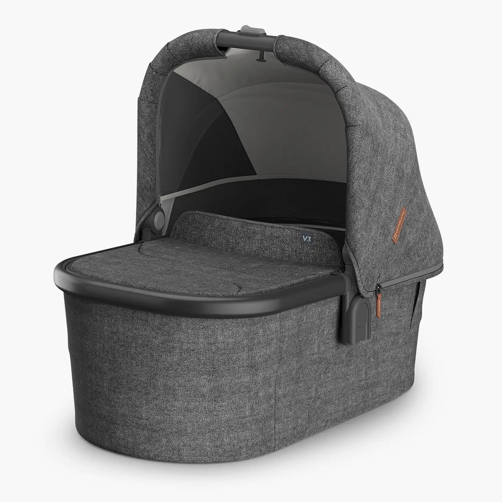 UPPAbaby Bassinet V3 - Greyson (Charcoal Melange/Carbon Frame)