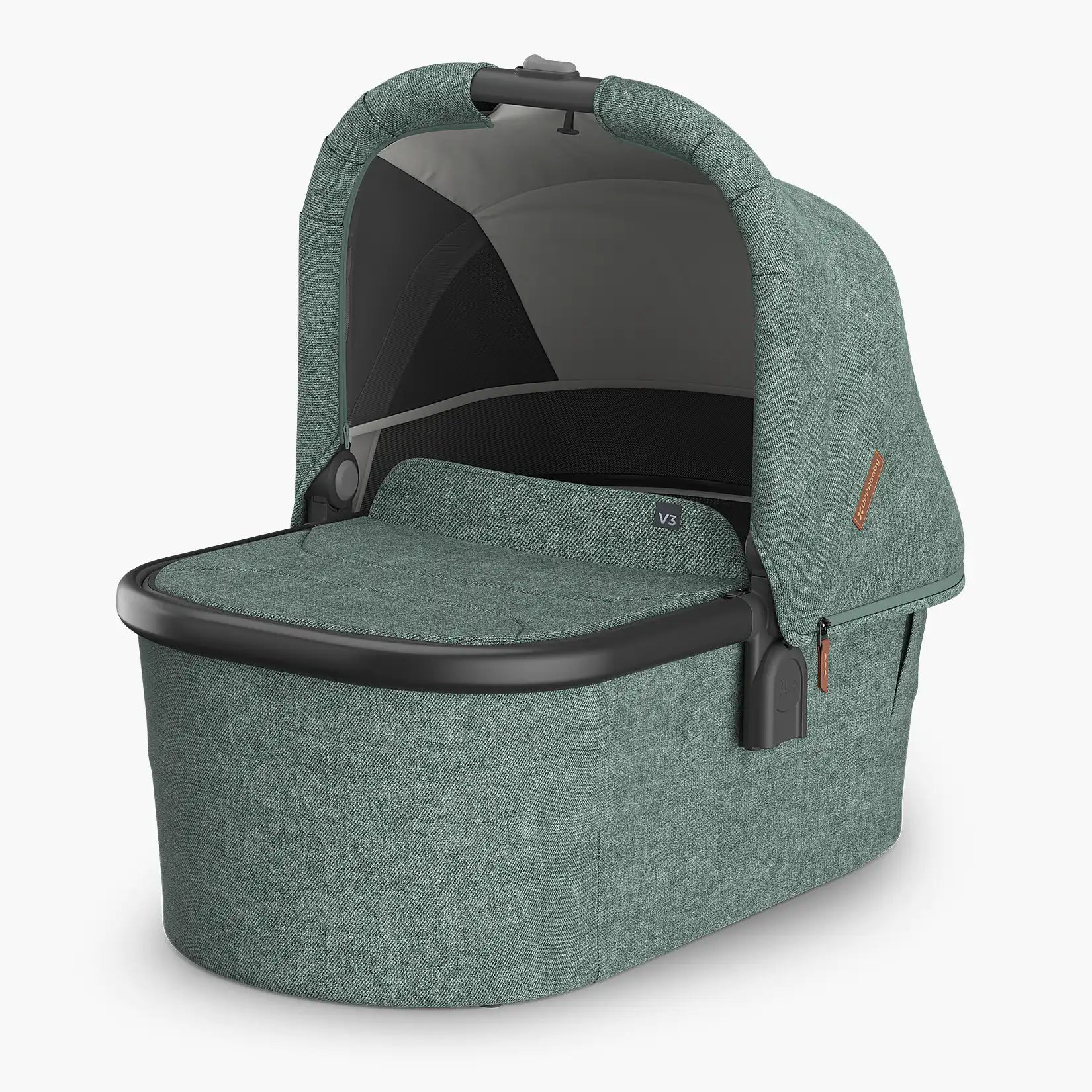 UPPAbaby Bassinet V3 - Gwen (Green Mélange/Carbon Frame)