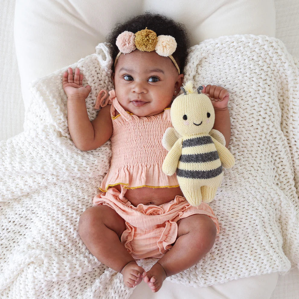 cuddle + kind Hand-Knit Baby Animal - Bee Lifestyle 2