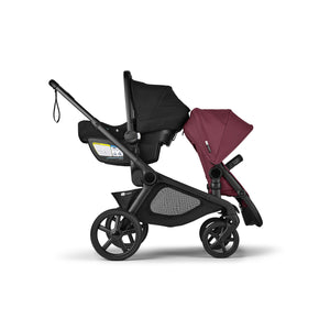 Bugaboo Kangaroo Sibling Seat Black/Dark Cherry - Mode 3