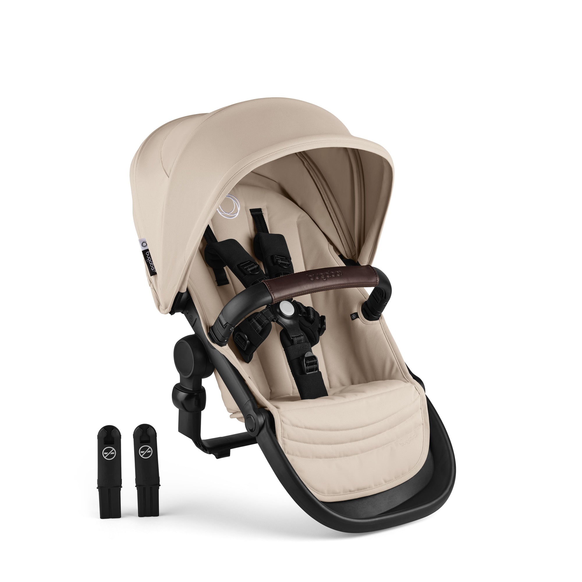 Desert Taupe Bugaboo Kangaroo Sibling Seat - Black/Desert Taupe