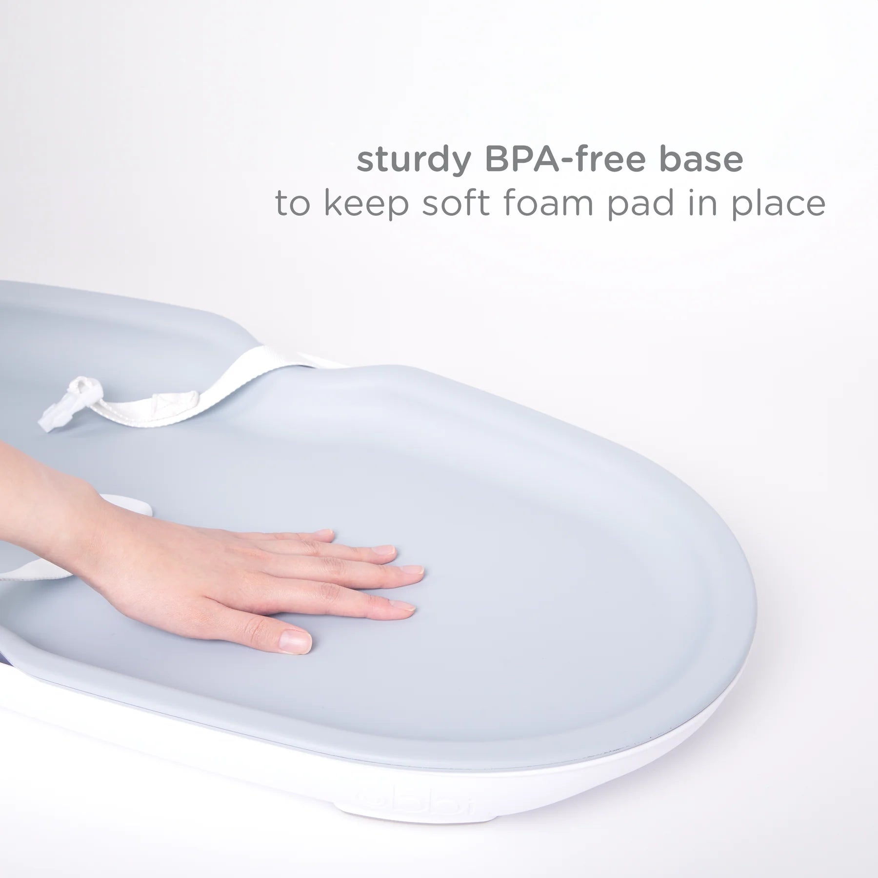 Ubbi Foam Changing Pad - Gray BPA Free Base