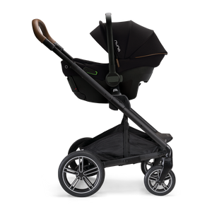 Nuna PIPA urbn Infant Car Seat Caviar - View on Stroller