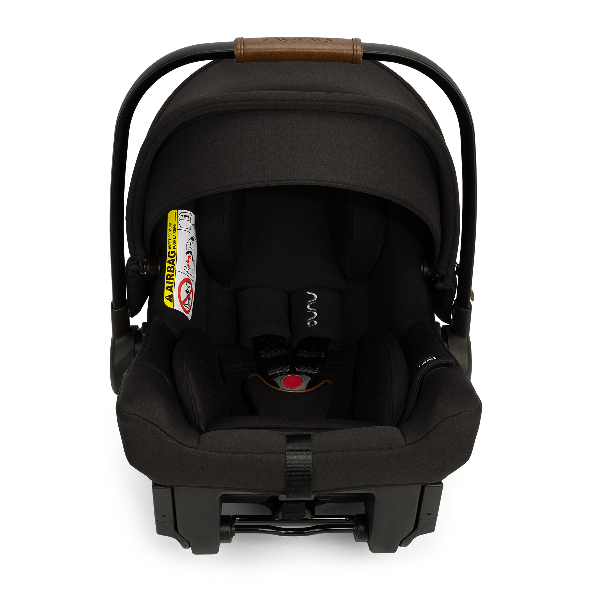 Nuna PIPA urbn Infant Car Seat Caviar - Front View