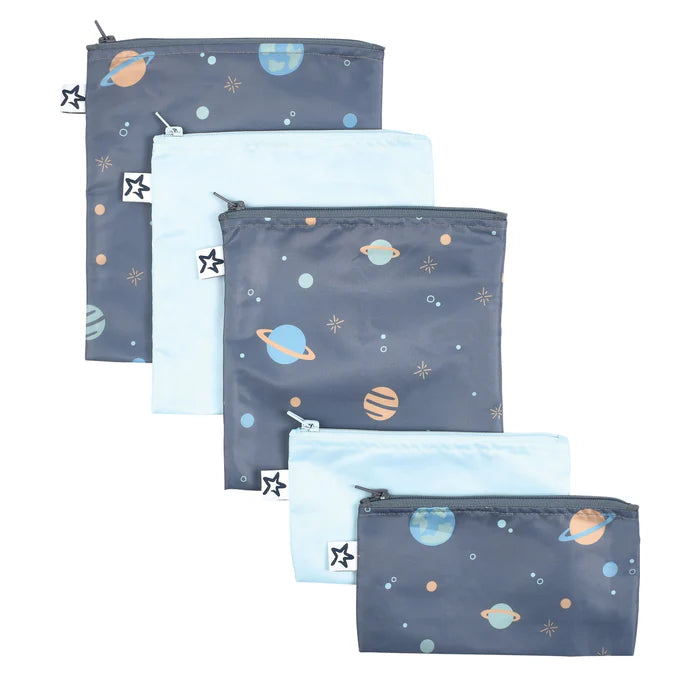 Tiny Twinkle 5 PK Snack Bag Set - Space