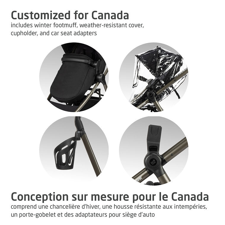 Maxi-Cosi Zelia Luxe 5-in-1 Modular Travel System - Accessories for Canada