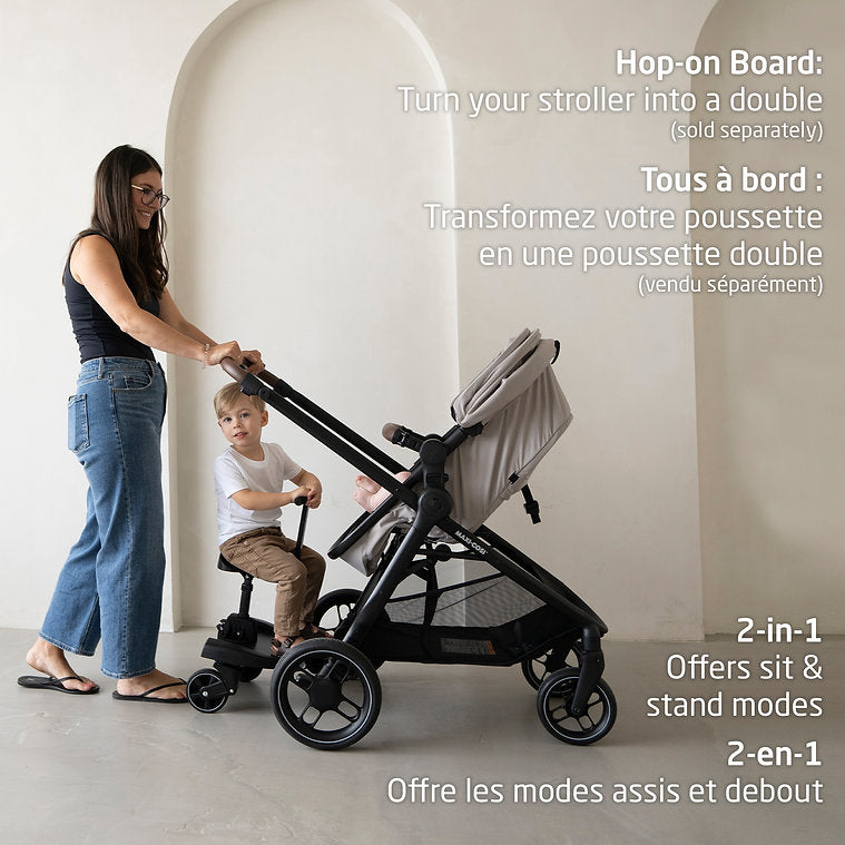 Maxi-Cosi Zelia Luxe 5-in-1 Modular Travel System - Sold Separately Hop-On Toddler Board