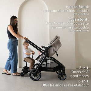 Maxi-Cosi Zelia Luxe 5-in-1 Modular Travel System - Sold Separately Hop-On Toddler Board