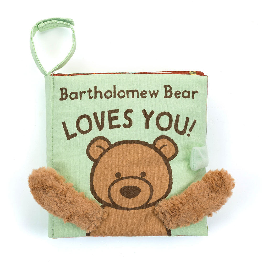 Jellycat Bartholomew Bear Loves You Soft Book