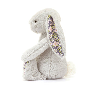 Jellycat Silver Bunny 'Bloom' - Little Side View