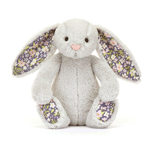 Jellycat Silver Bunny 'Bloom' - Little Front View