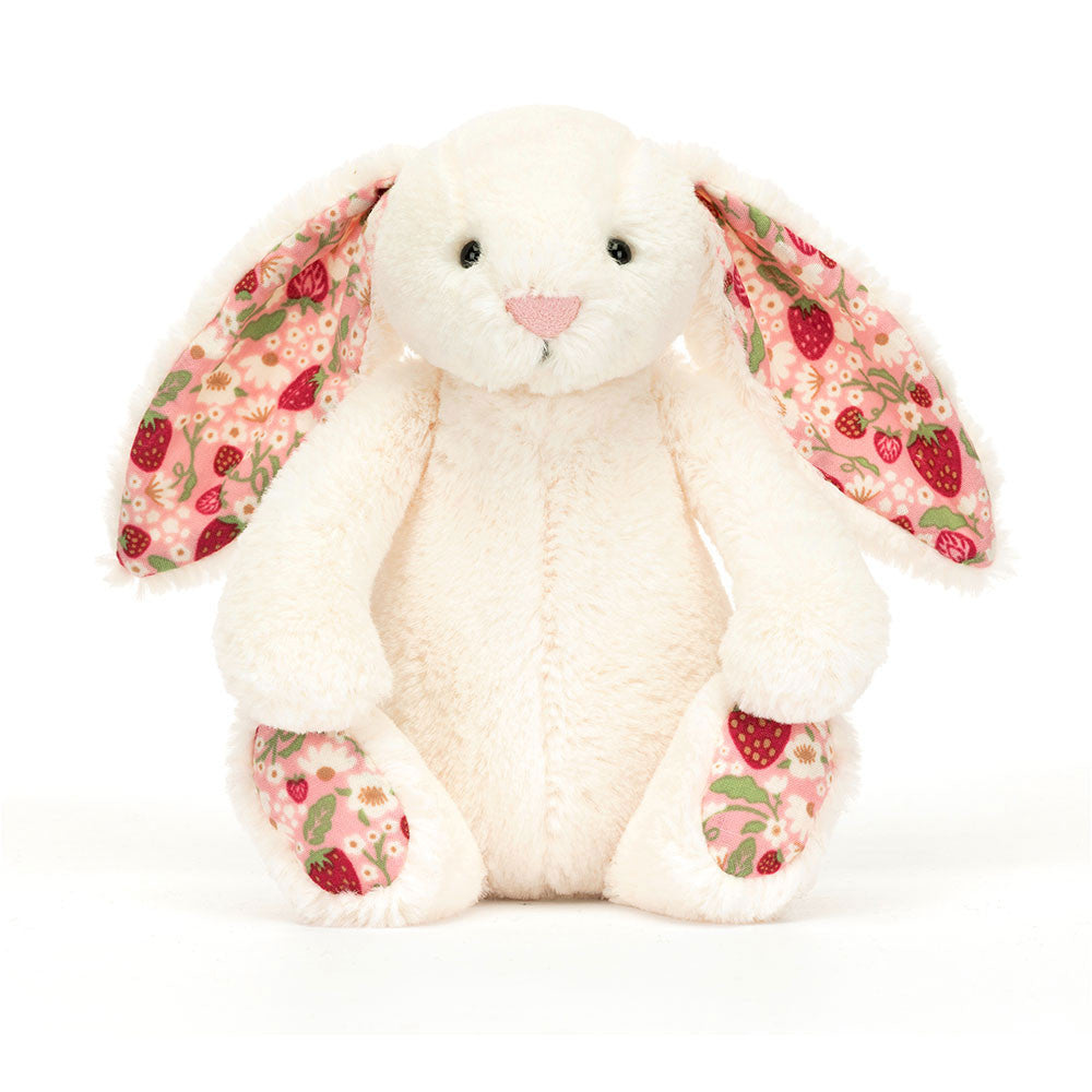 Jellycat Cream Bunny 'Berry' - Little Front View