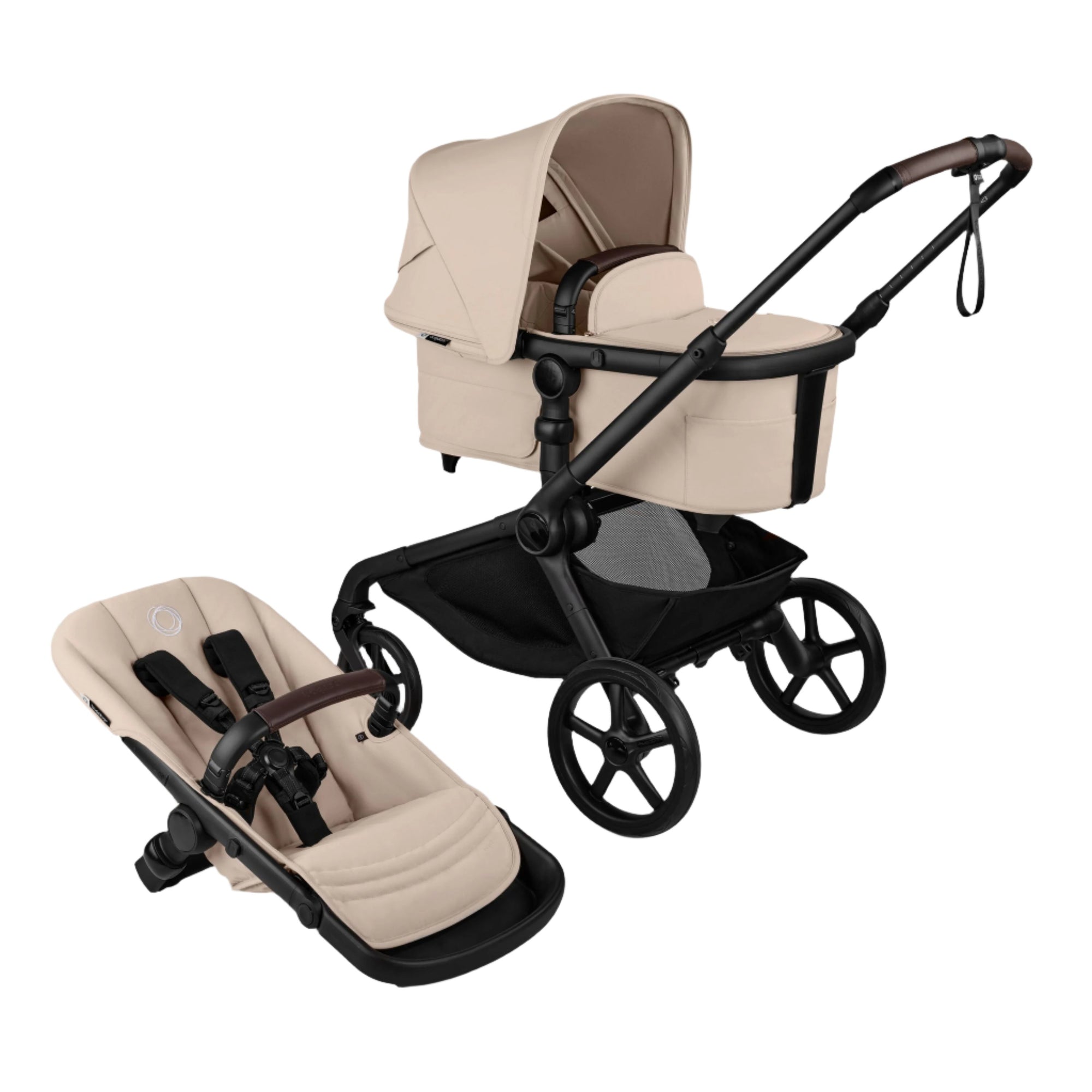 Bugaboo Kangaroo Complete Stroller - Black/Desert Taupe