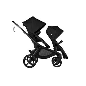 Bugaboo Kangaroo Complete Stroller - Black/Midnight Black with Toddler Seat and Sibling Seat World Facing