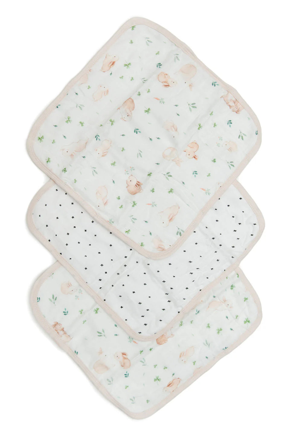 Loulou Lollipop Washcloth Set - Bunny Meadow