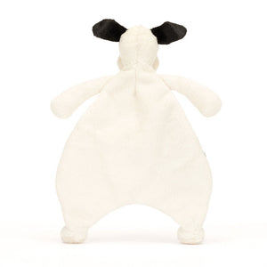 Jellycat Baby Bashful Black & Cream Puppy Comforter - Back View