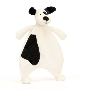 Jellycat Baby Bashful Black & Cream Puppy Comforter