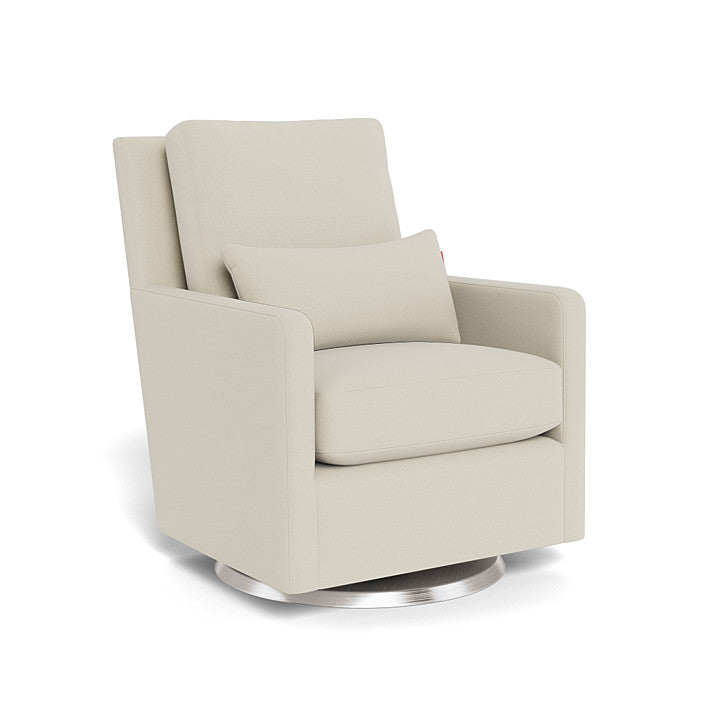 Monte Design nursing chair Stone  Felt / Stainless Steel Swivel (+$250) Monte Design Como Glider - Performance