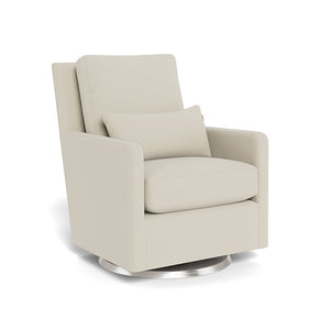 Monte Design nursing chair Stone  Felt / Stainless Steel Swivel (+$250) Monte Design Como Glider - Performance