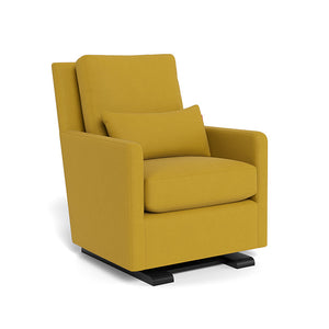 Monte Design nursing chair Saffron Yellow Felt / Espresso Monte Design Como Glider - Performance