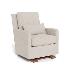 Monte Design nursing chair Greige Weave / Walnut (+$250) Monte Design Como Glider - Performance