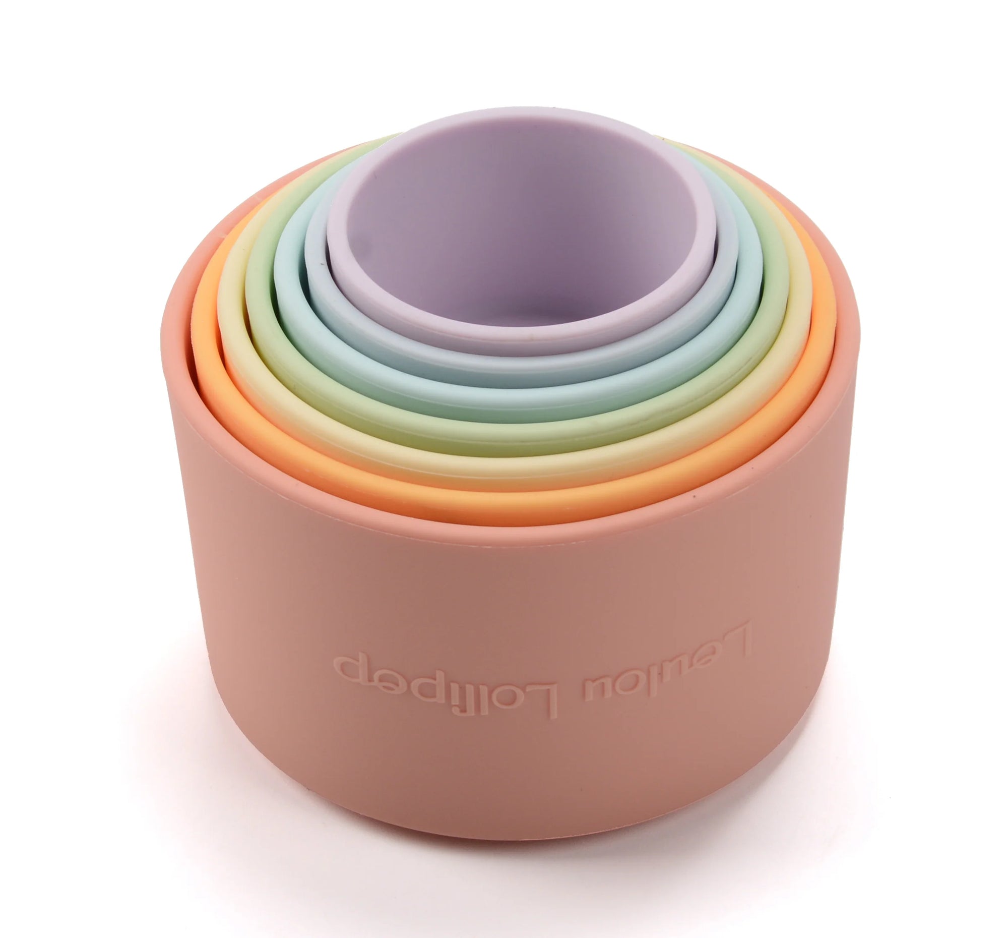 Rainbow - Loulou Lollipop Stacking Cups Nested