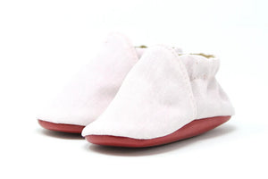 Little Grapefruit Baby Shoes - Blush Linen