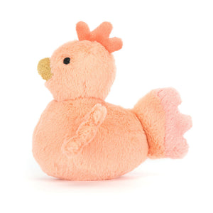 Jellycat Fluffy Chicken Side View