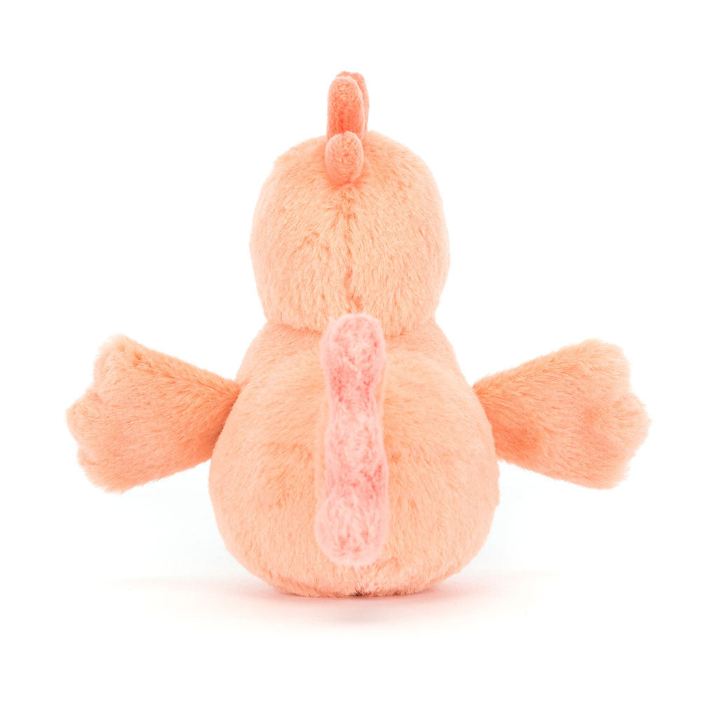 Jellycat Fluffy Chicken Back View