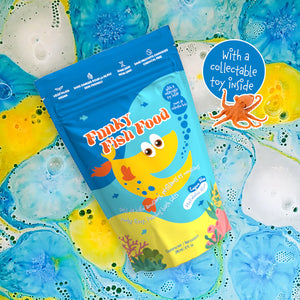 Loot Toy Funky Fish Food Foaming Bath Salts - Hullabaloo Blue 2