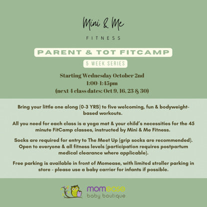 Parent + Tot FitCamp Class (October Sessions)