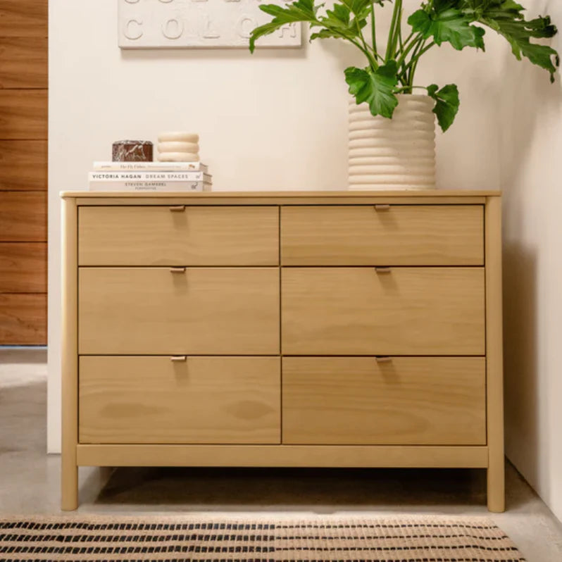 Babyletto Bondi 6-Drawer Dresser - Honey Lifestyle 1