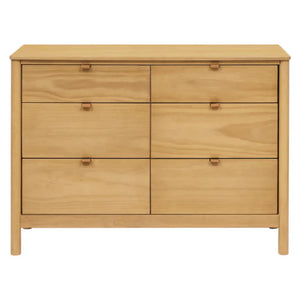 Babyletto Bondi 6-Drawer Dresser - Honey Front View