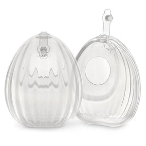 Haakaa Shell Wearable Silicone Breast Pump - Front and Back