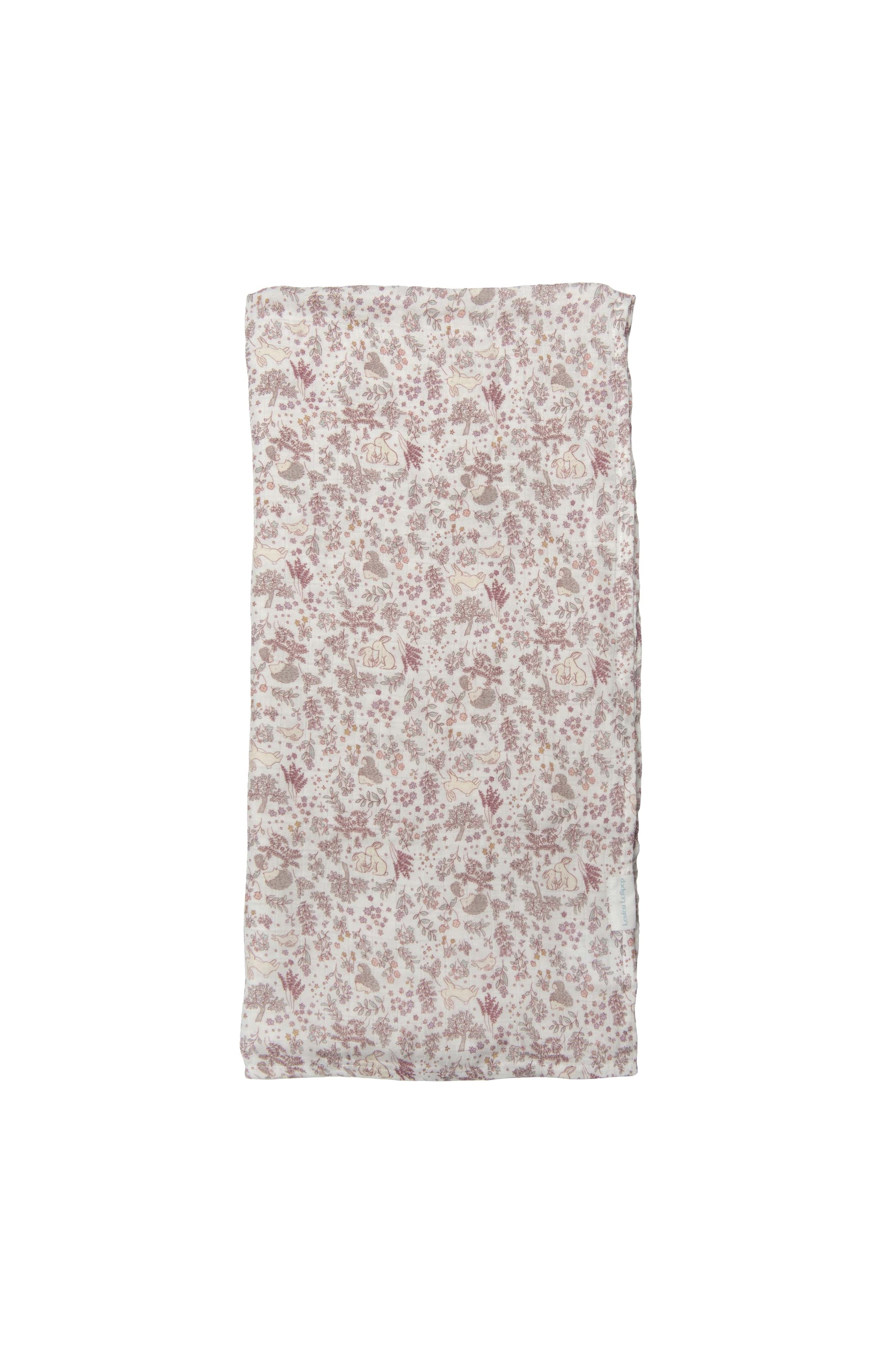 Loulou Lollipop Luxe Muslin Swaddle - Hedgehog Forest