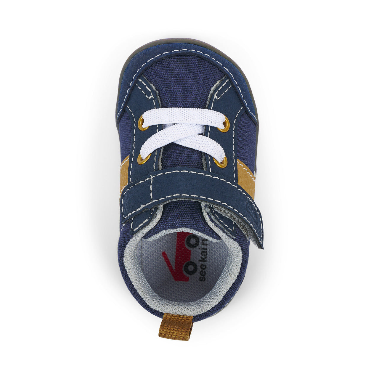 See Kai Run Connor Mini First Walker - Navy Top View