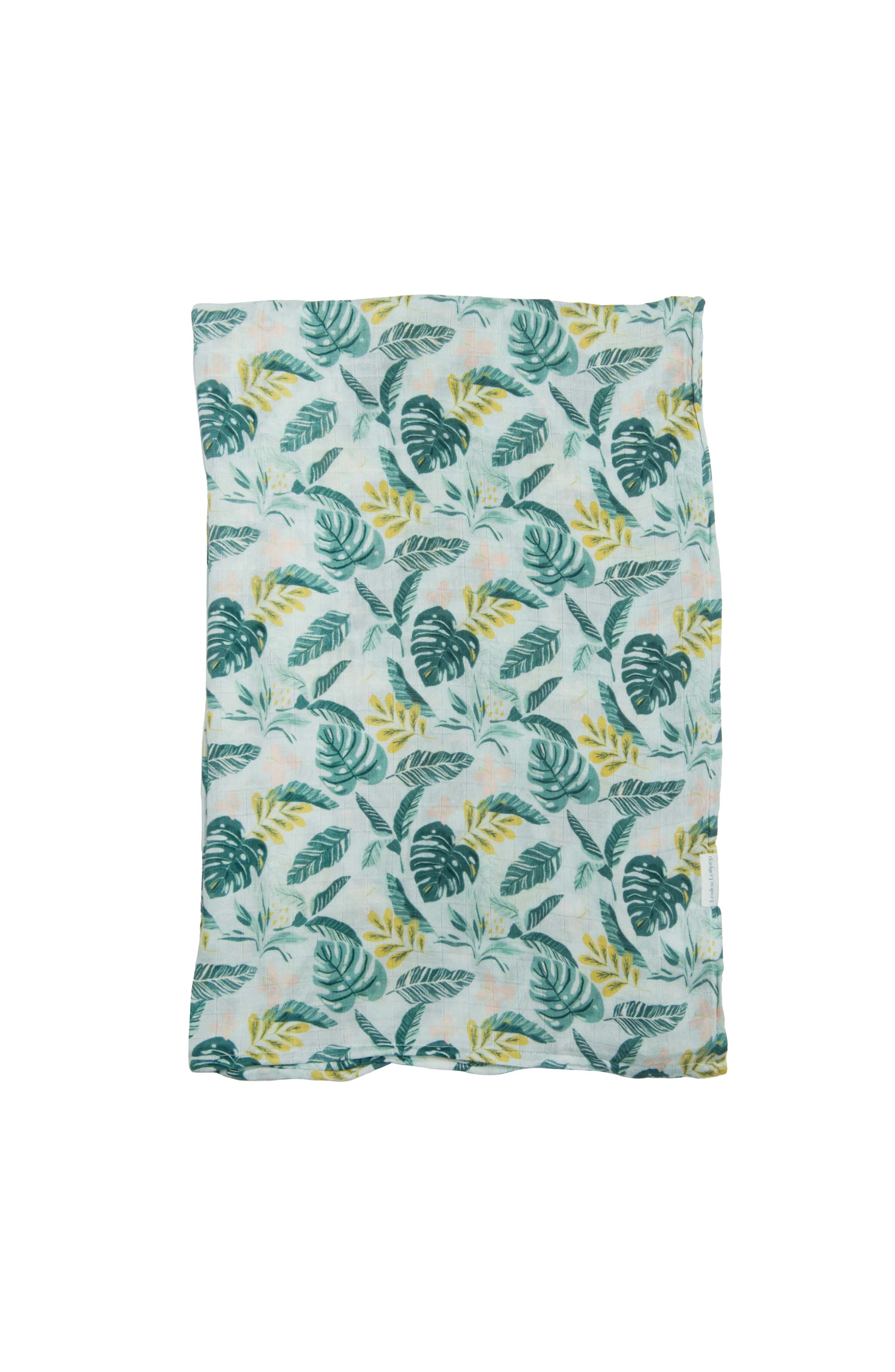 Loulou Lollipop Luxe Muslin Swaddle - Jungle Leaves